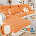Soothing Home Sofa Covers, Sofa Hero Covers, Wear-Resistant Universal Couch Covers Washable Stretch Sectional Couch Cushion Covers (Orange,Headrest Cover)