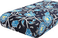 hyha Printed Couch Cushion Covers, Floral Sofa Covers Washable for 3 Cushion Couch, Stretch Pattern Outdoor Cushion Covers for Patio Furniture with Elastic Bottom(Large, Bluebell)