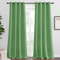 NICETOWN Froest Green Blackout Curtains 90 inches Length for Living Room, 2 Panels, 55" Wide, Thermal Insulated Long Drapes for Large Window