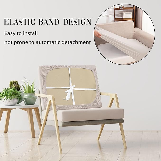 Outdoor Cushion Covers Set,14PCS Patio Furniture Couch Seat Slipcovers, Replacement for Sofa Sectional Chair(Cover，Only)