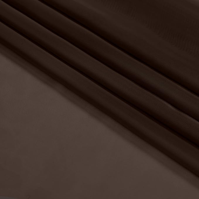 OWENIE Sheer Chocolate Curtains, Sheer Curtains 84 inch Length 2 Panels Set, Rod Pocket Voile Fimly Sheer Drapes for Living Room/Bedroom, 2pcs, Each 42" W x 84" L