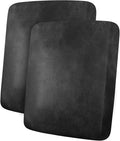 Leather Look Couch Cushion Covers Sofa Seat Slipcovers Sets Couches Furniture Protector for Sectional Armchair Loveseat Pets Kids Stretch Spandex Fabric (2 Cushion Sofa, Dark Grey)
