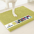 Muddy Mat® | Super Absorbent Door Mat Indoor, Microfiber Quick Dry Chenille Entryway Rug, Non-Slip Front Door Mat, Indoor Mats for Entryway, Machine Washable Pet Rug, Yellow 19"x30"