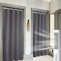 RYB HOME Blackout Curtains for Bedroom 84 inches Long 2 Panels Set, Privacy Thermal Insultaed Sunlignt Heat Blocking Drapes for Nursery Rental Room, Width 42 by Length 84, Grey