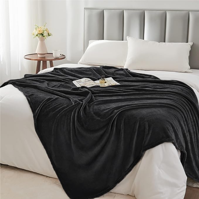 BEDELITE Fleece Blanket Twin Size for Bed, Luxury Plush Cozy Fuzzy Blanket 60x80 inches, Super Soft Warm Lightweight Throw for Travel Camping