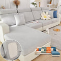 Soothing Home Sofa Covers, Sofa Hero Covers, Wear-Resistant Universal Couch Covers Washable Stretch Sectional Couch Cushion Covers (Light Grey,Extra Large Seat Cover)