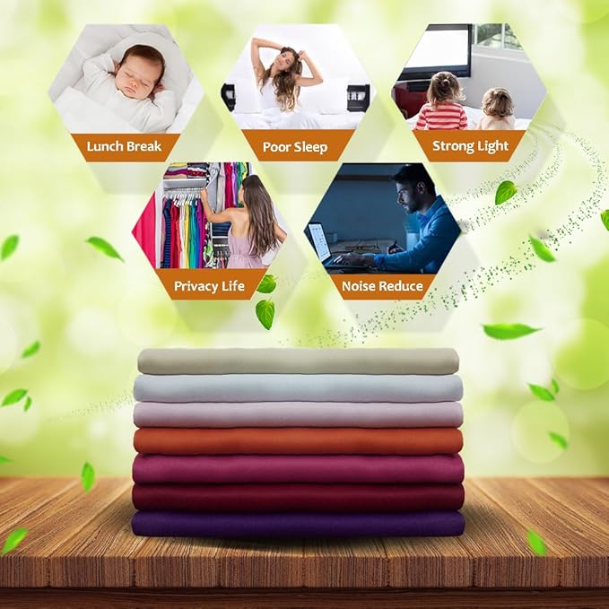 NICETOWN Room Darkening Draperies Curtains Panels, Window Treatment Thermal Insulated Grommet Room Darkening Curtains/Drapes for Bedroom (2 Panels, 42 by 45, Platinum-Greyish White)