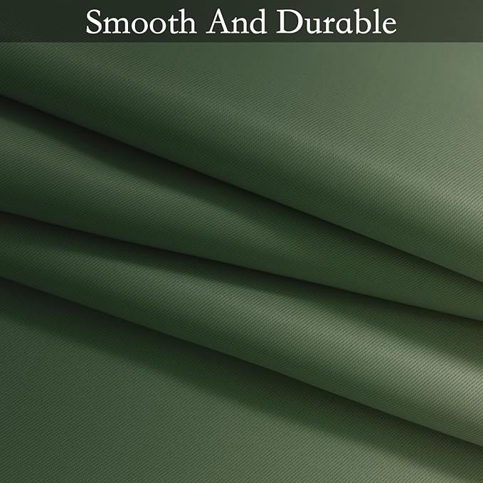 SimpleHome Ombre Room Darkening Curtains for Bedroom, Gradient Sage Green to Grey White Light Blocking Thermal Insulated Grommet Window Curtain/Drapes for Living Room,2 Panels, 52x84 inches Length