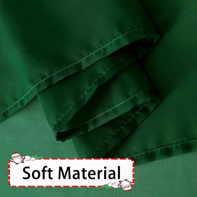 SpaceDresser Foliage Green Sheer Curtains 4 Panels Rod Pocket Semi-Sheer Curtain 54 Inches Long Light Filtering Voile Window Drapes for Bedroom Living Room Kitchen, Each 52W x54L