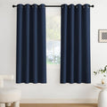 NICETOWN Blackout Curtains Grommet 2 Panels 72 Inches Long, Navy Blue