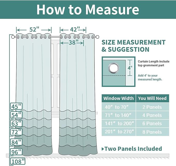 Yakamok Room Darkening Dark Gray Blackout Curtains Thermal Insulated Grommet Curtain Panels for Bedroom, 52W x 54L,Dark Grey, 2 Panels