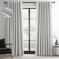 Topfinel 94 Inches Long Custom Ceiling Grey Blackout Urtains, Modern Light Blocking Track Soundproof Curtains, Decorative Elegant Linen Luxrury Curtains 52" X 94" for Living Room 2 Panels Christmas
