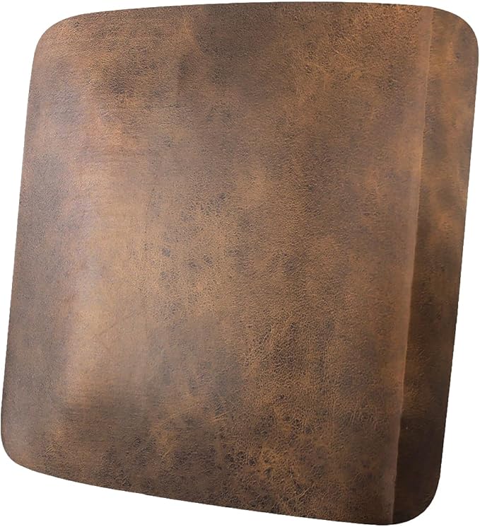 Leather Look Couch Cushion Covers Sofa Seat Slipcovers Sets Couches Furniture Protector for Sectional Armchair Loveseat Pets Kids Stretch Spandex Fabric (1 Cushion Armchair, Dark Brown)