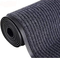 MYOYAY Carpet Runner, 3ft x 10ft Hallway Runner with PVC Non-Slip Backing Indoor Outdoor Floor Mat Area Rugs for Kitchen Balconies Living Room Dining Room Decks Patio (Gray)