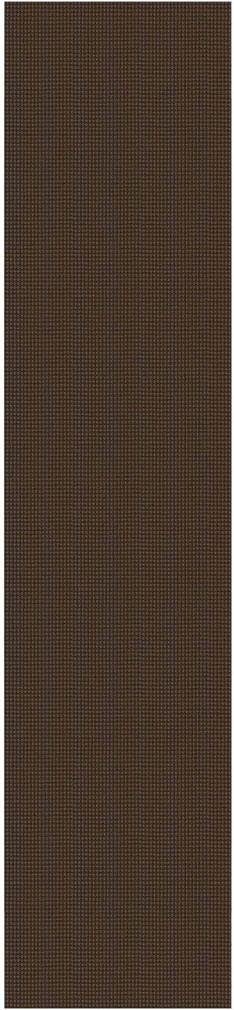 KOZYFLY Long Runners for Hallways 3x12 ft Washable Kitchen Runner Non Slip Rubber Backed Hallway Rugs Cotton Entryway Runner Rug Floor Carpet for Indoor Hall, Backdoor, Kitchen, Reddish Brown/Coffee