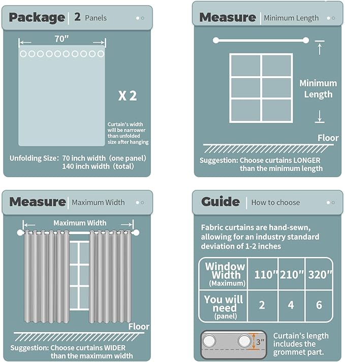 BGment Room Darkening Curtains 84 Inches Long - Grommet Thermal Insulated Drapes Window Treatment Curtains for Bedroom, 2 Panels, 70 x 84 Inch, Baby Pink