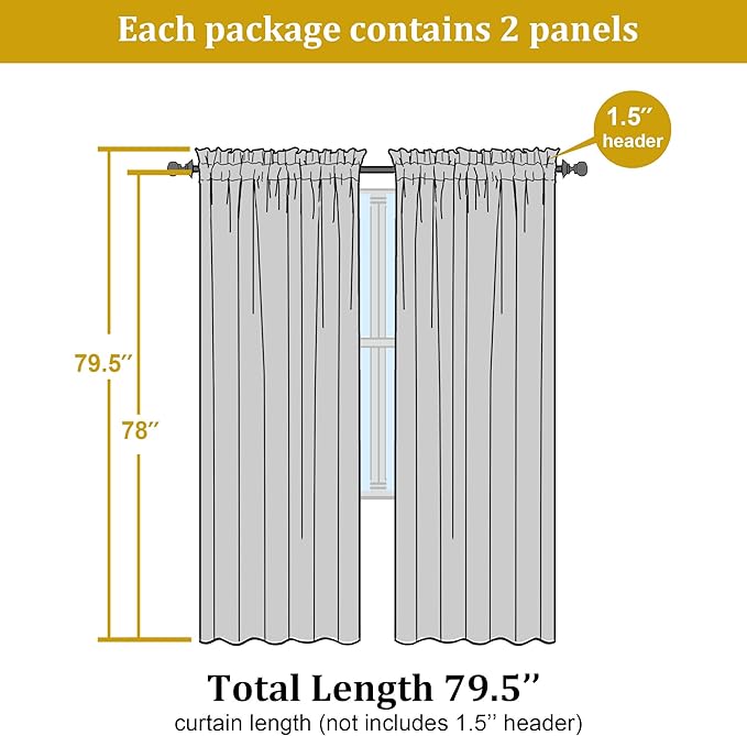 OWENIE Sheer Hot Pink Curtains for Bedroom Living Room 78 Inches Long 2 Panels Set, Soft Solid Light Filtering Sheer Curtain Rod Pocket Clear Drapes for Window Sliding Door, Hot Pink, 42 x 78 Inch