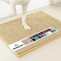 Muddy Mat® | Super Absorbent Door Mat Indoor, Microfiber Quick Dry Chenille Entryway Rug, Non-Slip Front Door Mat, Indoor Mats for Entryway, Machine Washable Pet Rug, Beige XXL 60"X48"