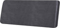 Leather Look Couch Cushion Covers Sofa Seat Slipcovers Sets Couches Furniture Protector for Sectional Armchair Loveseat Pets Kids Stretch Spandex Fabric (1 Cushion Sofa, Dark Grey)