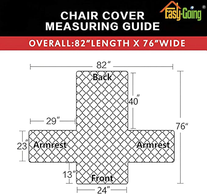 Easy-Going Chair Sofa Slipcover Reversible Sofa Cover Water Resistant Couch Cover Furniture Protector Cover with Elastic Straps for Pets Kids Children Dog Cat (Chair, Pink/Beige)
