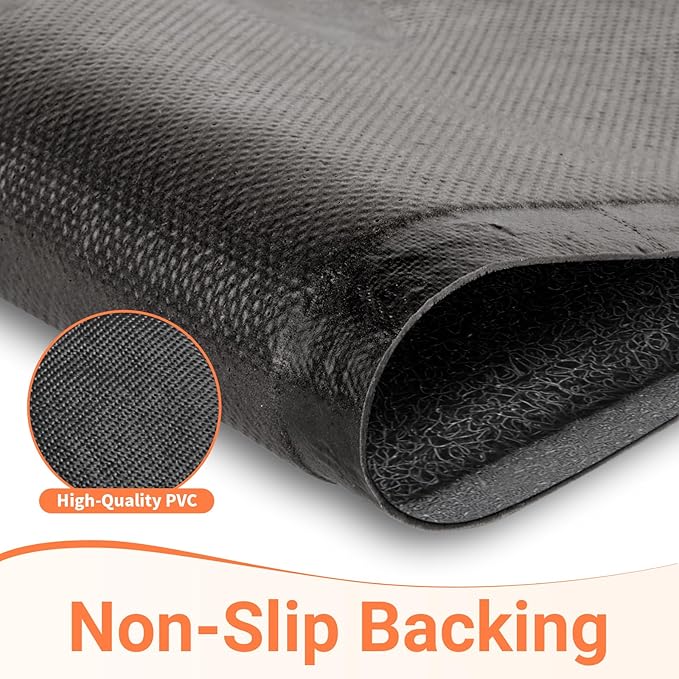 StepLively Door Mat Home Welcome Mats Outdoor and Indoor, Heavy-Duty Low-Profile Non-Slip Durable Front Welcome Mat Doormat for Home Entrance, Outside Entry, Yard, Floor, Patio (35''x24'', Grey)