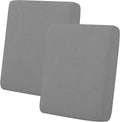 Easy-Going Stretch Individual Loveseat Couch Cushion Cover Sofa Cushion Furniture Protector Sofa slipcover Soft Flexibility with Elastic Bottom (2-Piece Loveseat Cushion Cover, Light Gray)