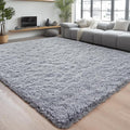 Chicrug Soft Area Rugs for Bedroom Living Room Plush Fluffy Rug 3x5 Feet, Shag Furry Area Rug Carpet Non Shedding for Nursery Children Kids Girls Room Home Decorative, Grey