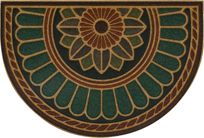 Mohawk Home Swirl Style Casual Ornamental Rust 2' X 3' All Weather Outdoor Door Mat Perfect for Porch, Garage