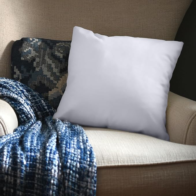 Utopia Bedding Throw Pillows (Set of 1, White) – 26 x 26 Inches Down Alternative Pillows for Bed, Sofa, and Couch - Fluffy Decorative Stuffer Pillow for Indoors & Outdoors