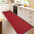 YDKGL 2x6 ft Kitchen Runner Rug Mat Non Slip Boho Woven Hallway Runner Washable, Soft Long Entryway Laundry Hall Floor Runners Rugs Carpet for Indoor Backdoor Bedroom Kitchen Living Room, Red