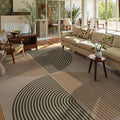 Lahome Enfys Modern Rainbow Easy Jute Rug, 8x10 Living Room Rug Indoor Outdoor Patio Farmhouse Large Area Rug, Contemporary Non Slip Non Shedding Carpet for Bedroom Backyard Dining Room