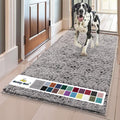 Muddy Mat® | Super Absorbent Door Mat Indoor, Microfiber Quick Dry Chenille Entryway Rug, Non-Slip Front Door Mat, Indoor Mats for Entryway, Machine Washable Pet Rug, Grey 3ft x 8ft