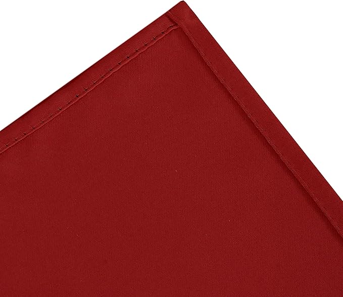 LEMOMO Red Curtains 52 x 84 Inch Long/Blackout Curtains Set of 2 Panels/Room Darkening Thermal Insulated Bedroom Curtains Drape