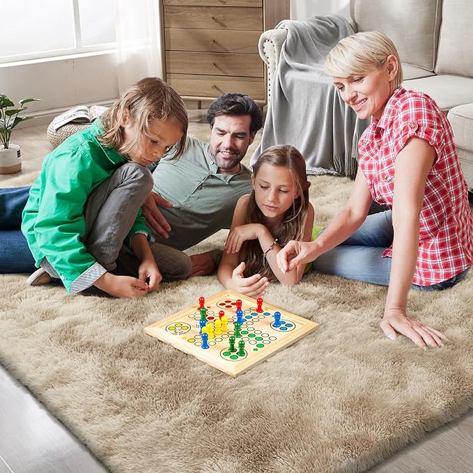 Shag Area Rugs for Bedroom Living Room,8X10 Ultra Soft Fluffy Area Rugs for Dorm, Indoor Carpet Nursery Rugs for Kids Girls Room Home Decor,Camel