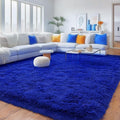 Rugs for Living Room 9x12, Soft Shaggy Modern Shag Area Rug for Bedroom, Upgrade Non-Slip Plush Fluffy Carpet for Kids Boys Girls Room Home Decor Aesthetic, Royal Blue
