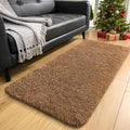 OLANLY 2x4 Machine Washable Runner Rugs for Hallway, Soft Fluffy Shaggy Bedside Rugs for Bedroom, Living Room, Indoor Floor Carpet for Kids Girls and Boys, Nursery Rooms, Home Decor Aesthetic, Khaki