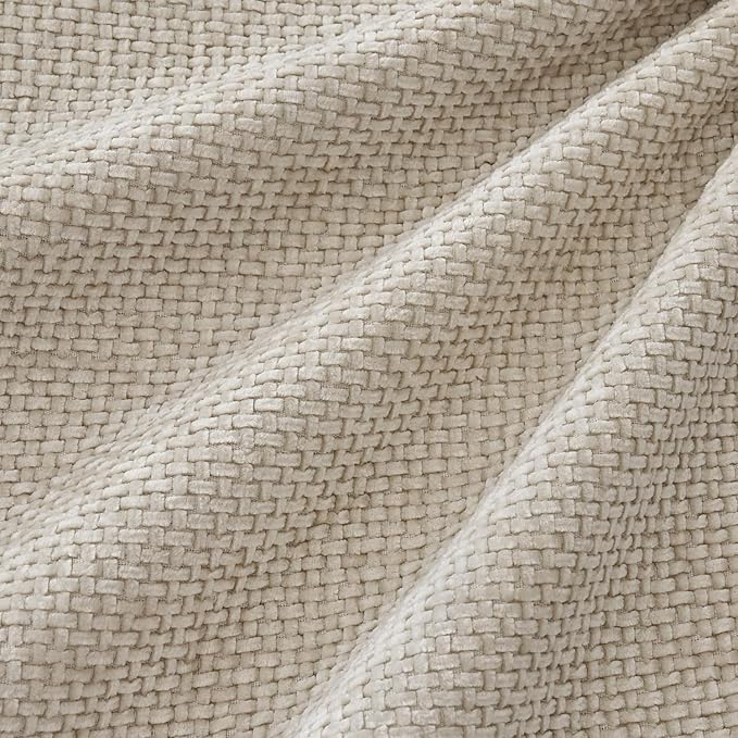 MIULEE Pack of 4 Couch Throw Pillow Covers 16x16 Inch Cream Soft Decorative Chenille Pillow Covers Farmhouse Accent Cushion Covers for Boho Spring Home Decor Sofa Bedroom Living Room