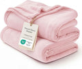 Bedsure GentleSoft Pink Fleece Throw Blanket for Couch - 300GSM Cozy Soft Blankets for Women, Cute Small Fleece Throws for Girls, Pink Home Decor Gifts, 50x60 Inches