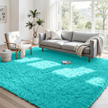 4x6 Area Rugs for Living Room Rug: Soft Fluffy Shag Teal Blue Rugs for Bedroom, Non-Slip Large Fuzzy Plush Rug Indoor Floor Carpet for Nursery Kids Boys Girls Room, Dorms, Playroom, Modern Home Decor
