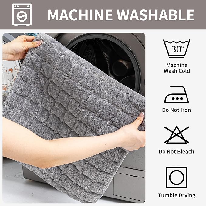 Velvet Couch Covers for Dogs, Dog Sectional Couch Covers, Pet Couchs Cover for Loveseat, Couchs Protector for Dogs, Sectional Sofa Cover for Pet Washable(1PC,Dark Grey,27.6"×59")