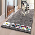 Muddy Mat® | Super Absorbent Door Mat Indoor, Microfiber Quick Dry Chenille Entryway Rug, Non-Slip Front Door Mat, Indoor Mats for Entryway, Machine Washable Pet Rug, Charcoal 24" x 72"