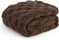 Bedsure GentleSoft Brown Throw Blanket for Couch - Super Soft Cozy Blankets Gifts for Kids Girls, Cute Small Fleece Throws for Bedroom Home Decor, 50x70 Inches