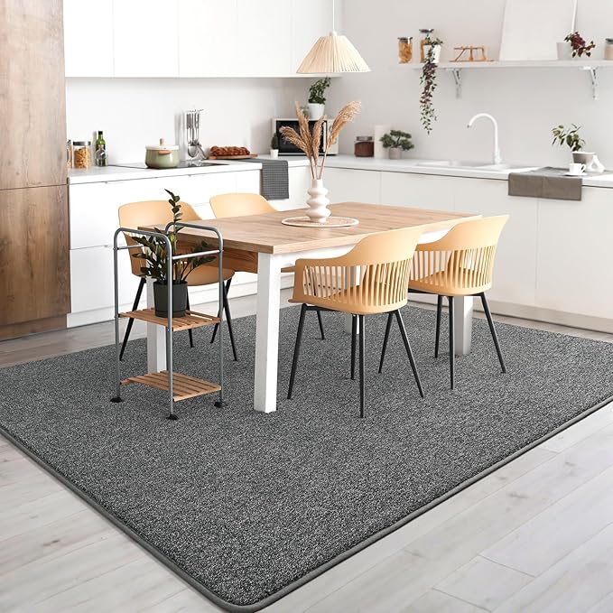AROGAN Washable 2x6 Runner Rug for Hallway, Long Runner Rugs wtih Soft Memory Foam for Bedroom, Non Slip Backing Carpet Runners for Hallways, Kitchen, Bathroom, Entryway Home Decor, Black and White
