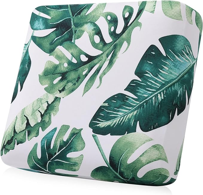 Smiry Printed Couch Cushion Covers, Stretch Soft Couch Covers for Sofa, Washable Non-Slip Sofa Slipcover Furniture Protector for Indoor and Outdoor (Backrest M, Green)
