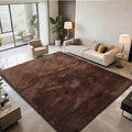 Shag Area Rugs for Bedroom Living Room,Brown 4X6 Ultra Soft Fluffy Area Rugs for Dorm, Indoor Carpet Nursery Rugs for Kids Girls Room Home Decor,Brown