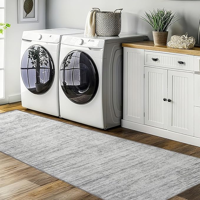 Kitchen Runner Rug 2x12 Runners Rug for Hallways Non-Slip,Long Abstract Rug Runners,Stain Resistant Soft Washable 12 ft Runner Rugs,Ultra-Thin Carpet for Entryway,Dining,Laundry Room