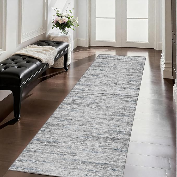 Washable Runners for Hallway 2x6 Runner Rug,Ultra-Thin Kitchen Runner Rugs,Non-Slip Backing Entryway Rug Runner,Abstract Carpet for Hallways,Bedroom,Dining,Laundry Room