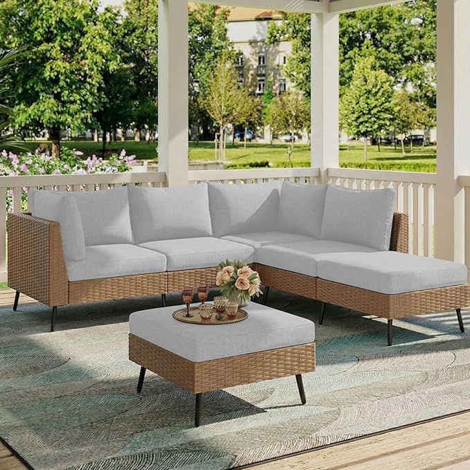 hyha Milk Silk Couch Cushion Covers, Soft Magic Sofa Covers Washable for 3 Cushion Couch, Stretch Sectional Outdoor Cushion Covers for Patio Furniture with Elastic Bottom(Large, Grey)