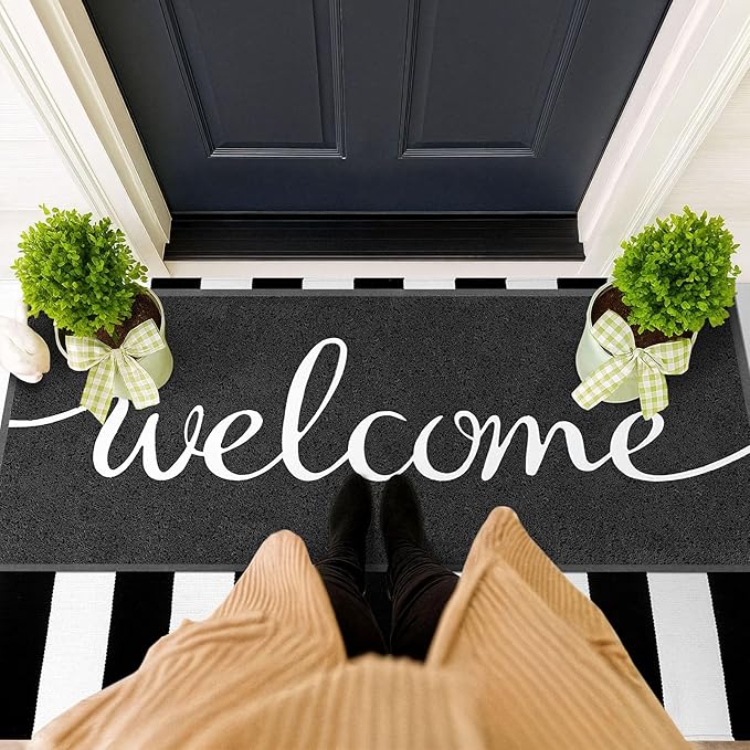 EARTHALL Funny Welcome Mats Outside/Inside 59"x24", Front Door Mat Outdoor Entrance, Indoor Outdoor Mats for Home Entrance, Funny Doormat Outside/Inside Entry, Front Porch Decor for Farmhouse