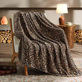 BEDELITE Fleece Blanke for Couch & Bed Leopard Print Throw Blanket – Soft Cheetah Blanket, Cozy Lightweight Fleece Animal Print Throw, 60"x 80", Brown